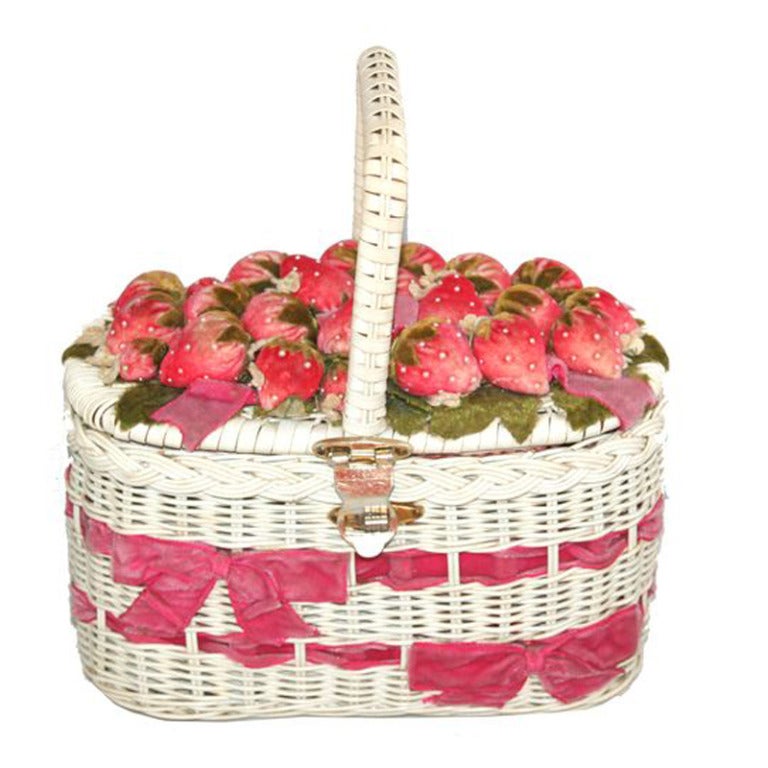 Incredible & Unique Strawberries Sixties Bag