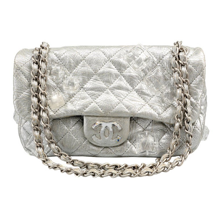 Stunning Chanel Collector Ice Cube Leather Bag 2010