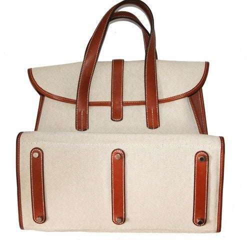 Rare & Gorgeous Hermes Bi-color Tote Bag 2007 1