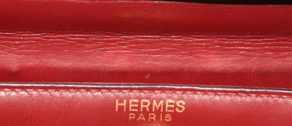 Iconic Sixties Hermes Grace Kelly Handbag 1960 In Excellent Condition In Verviers, BE