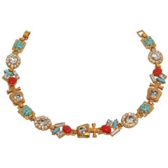 Christian Lacroix Turquoise Coral Necklace