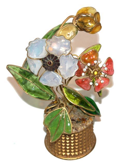 Unique Flowers Gripoix Bouquet