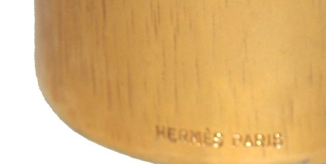 Women's Hermes Unique Bamboo Bracelet Cuff 1956