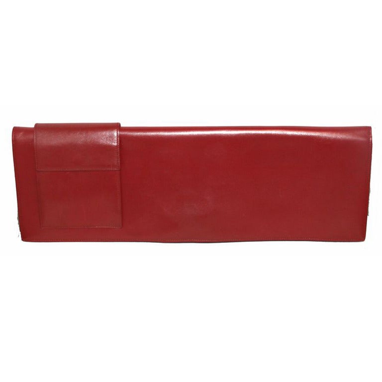 Christian Dior Gorgeous Bordeaux Clutch 1970 at 1stdibs