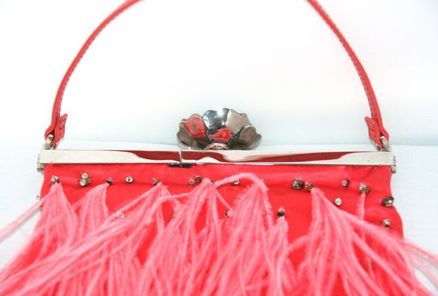 valentino feather bag