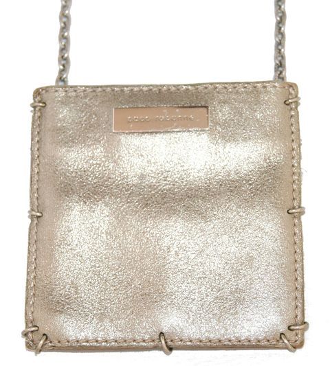 One of a kind Paco Rabanne shoulder strap Purse, made in the Seventies. Just unique and very collectable vintage piece. Square silver plated metal, leather and metal shoulder strap. Size: square: 9.5 cm - 3 3/4 in. Shoulder strap: 110 cm - 43 1/3
