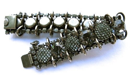 KRAMER NETTED MESH CRYSTAL BRACELET