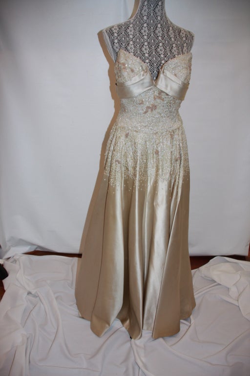Vintage Couture Evening Gown