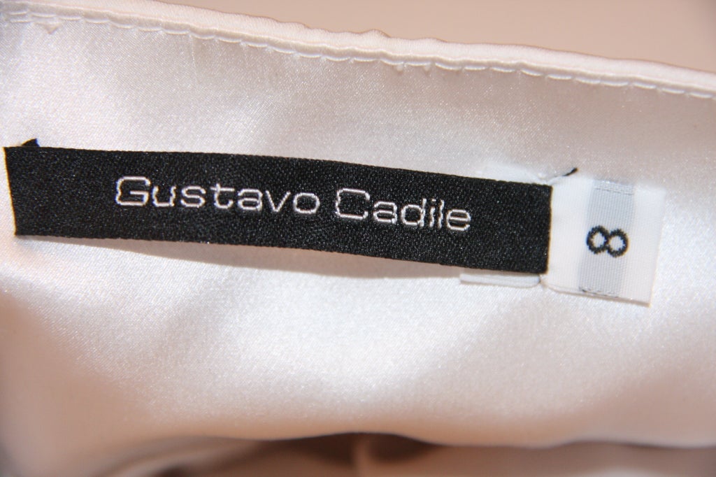 Gustavo Cadille Designer Beaded Cocktail Dress 1