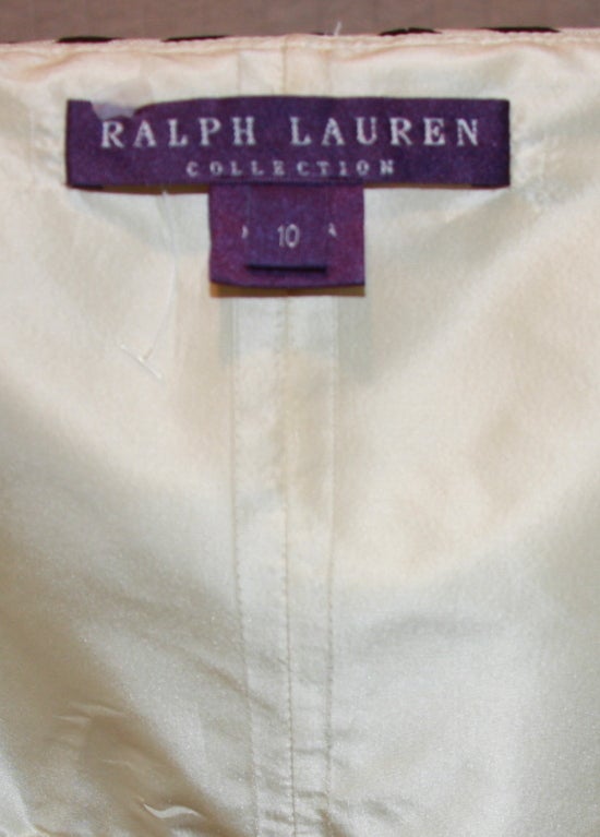 Ralph Lauren RUNWAY Formal Gown with Train 3