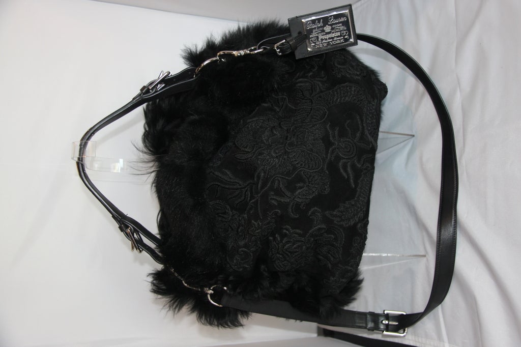 ralph lauren black handbag