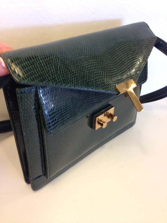 Women's Tiffany & CO Green T-Buckle Bag