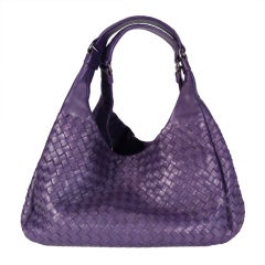Purple Woven Bottega Veneta Bag