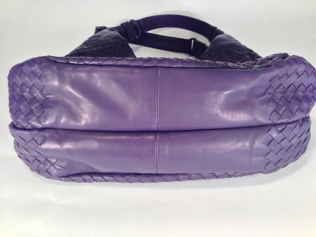 Purple Woven Bottega Veneta Bag For Sale 2