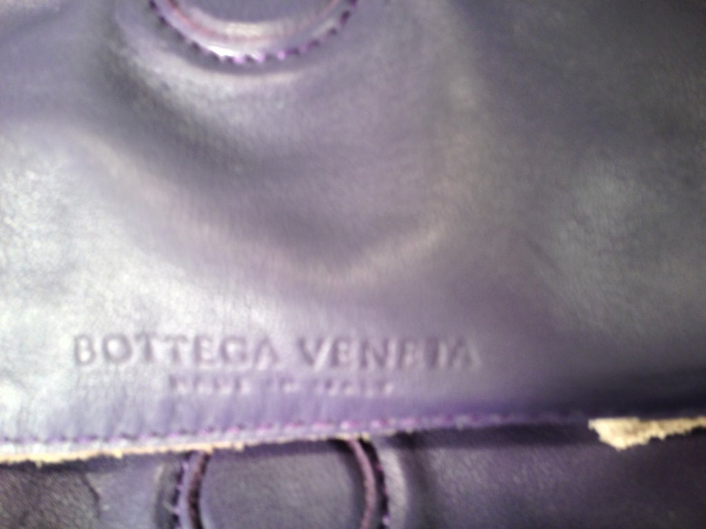 Purple Woven Bottega Veneta Bag For Sale 4