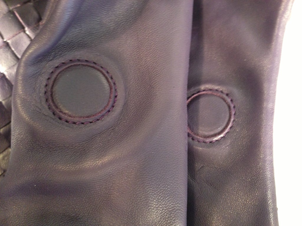 Purple Woven Bottega Veneta Bag For Sale 7