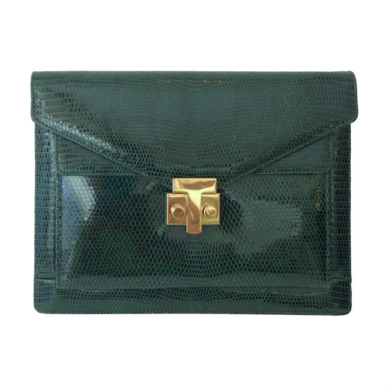 Tiffany & CO Green T-Buckle Bag