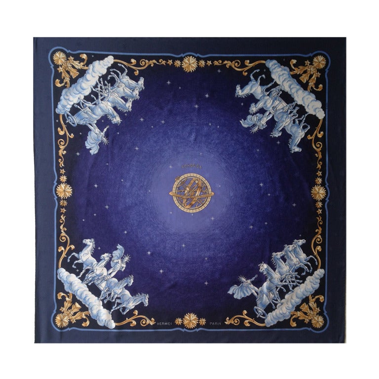 Hermes Cosmos Theme Scarf at 1stDibs