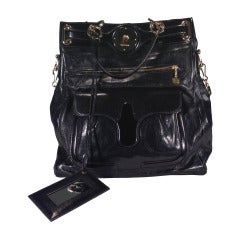 Balenciaga Black Leather Bag