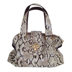 Used Michael Kors Large Python Bag