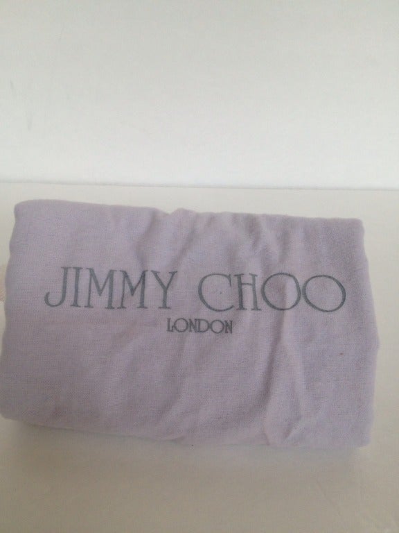 Jimmy Choo Teal Suede Handbag 2