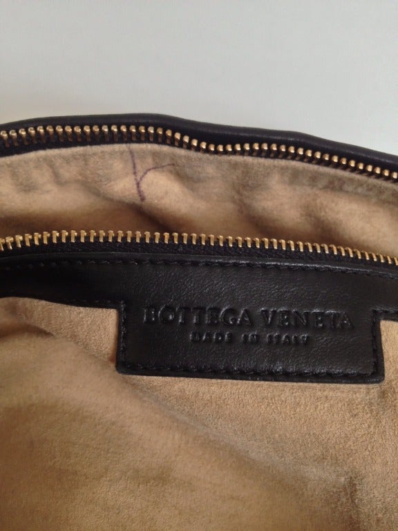 Bottega Veneta Black Woven Leather Bag 1