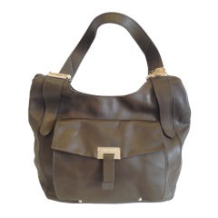 Jimmy Choo Olive Leather Bag