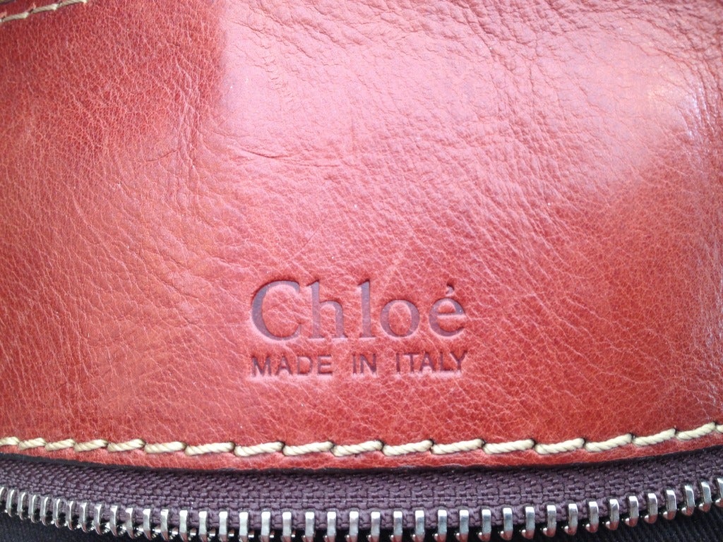 Chloe Terra Cotta Leather \u0026quot;Edith\u0026quot; Handbag at 1stdibs  