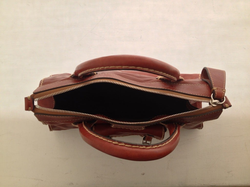 Chloe Terra Cotta Leather \u0026quot;Edith\u0026quot; Handbag at 1stdibs  