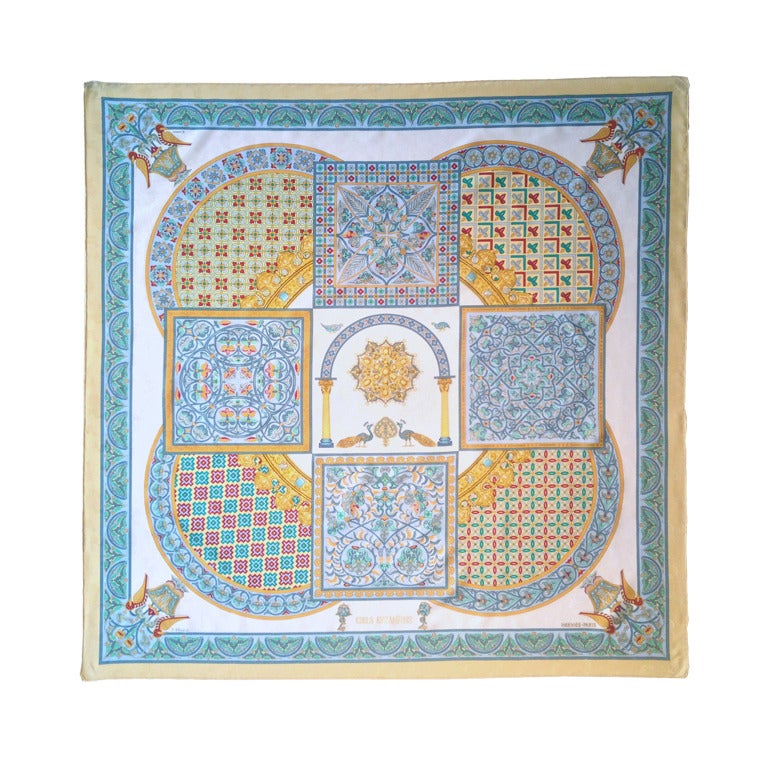 Hermes "Ciels Byzantins" Scarf