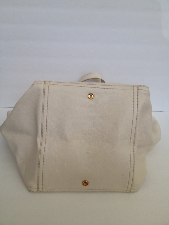 ysl white handbag downtown  