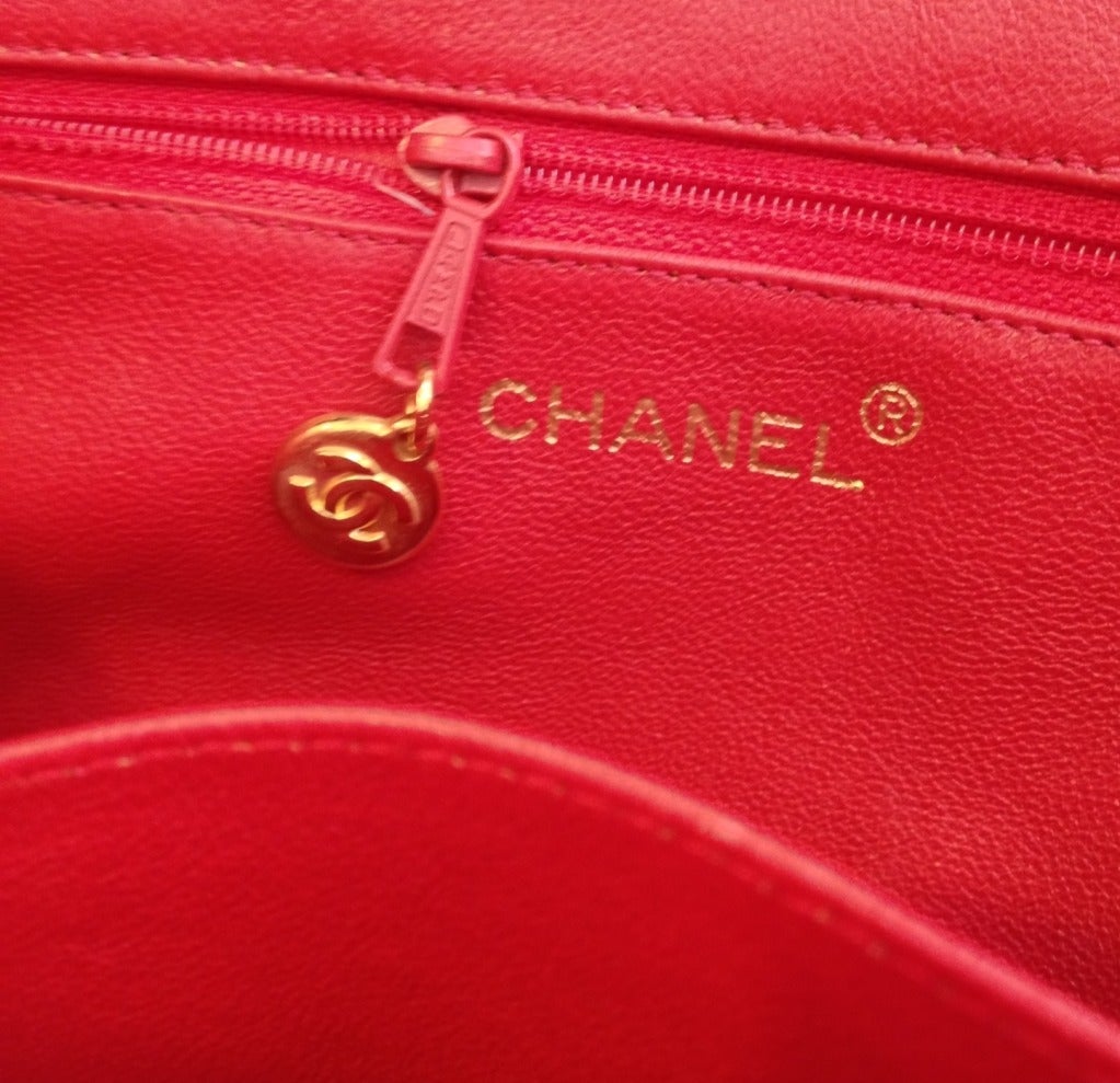 Chanel Red Handbag 4