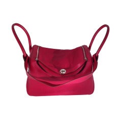 Hermes Berry Red "Lindy" Bag
