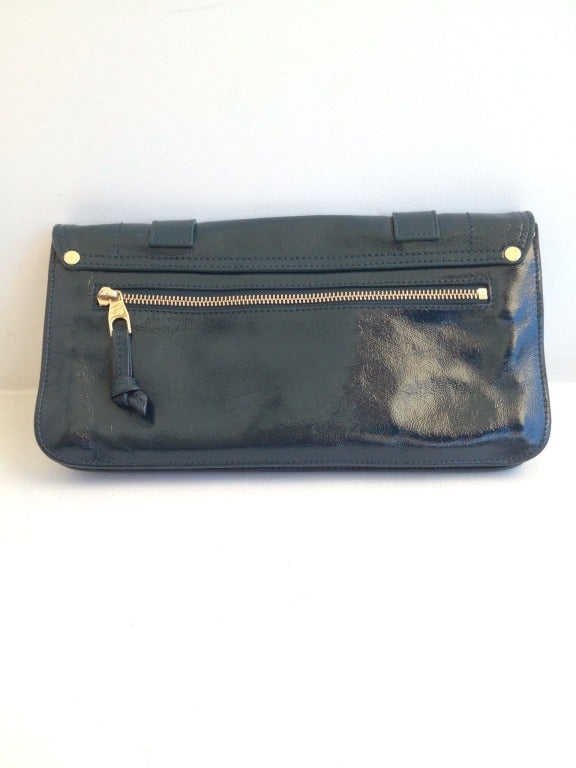 Proenza Schouler Black Leather Clutch