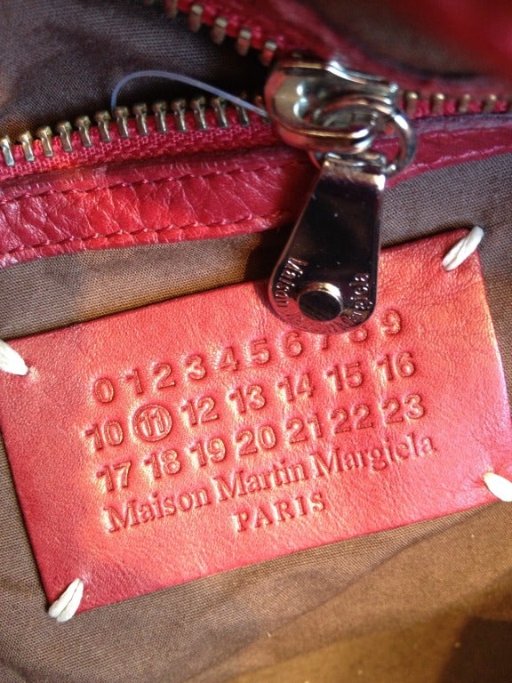 Women's Martin Margiela Large Red Leather Bag