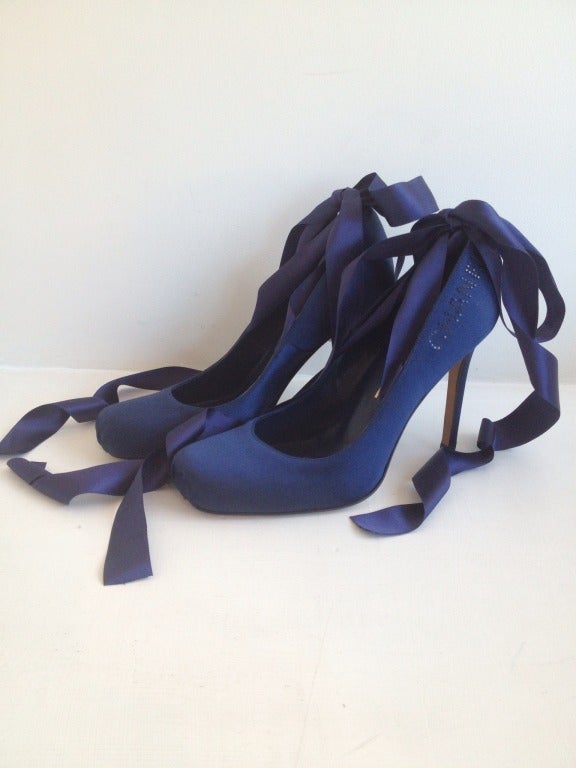 midnight blue pumps