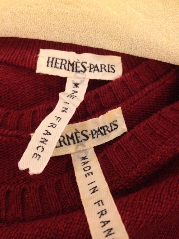Women's Hermes Cranberry Sweater Set