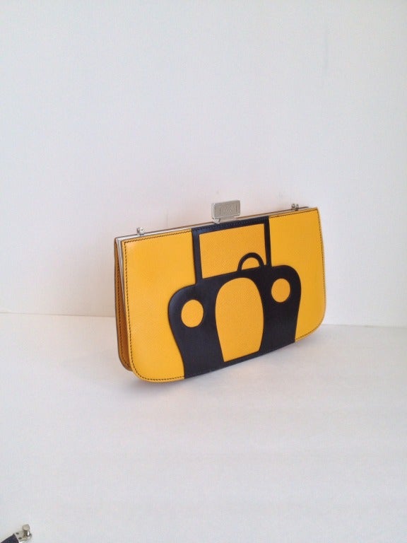 Hermes Taxi Clutch In New Condition In San Francisco, CA