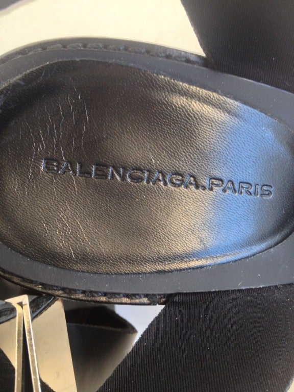 Balenciaga Wide Stap Buckle Sandal 1