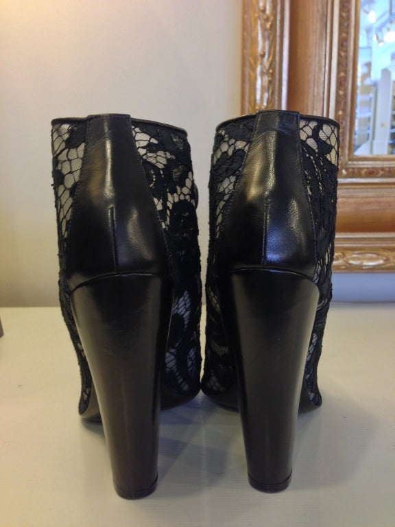 Givenchy Lace Ankle Boots 1