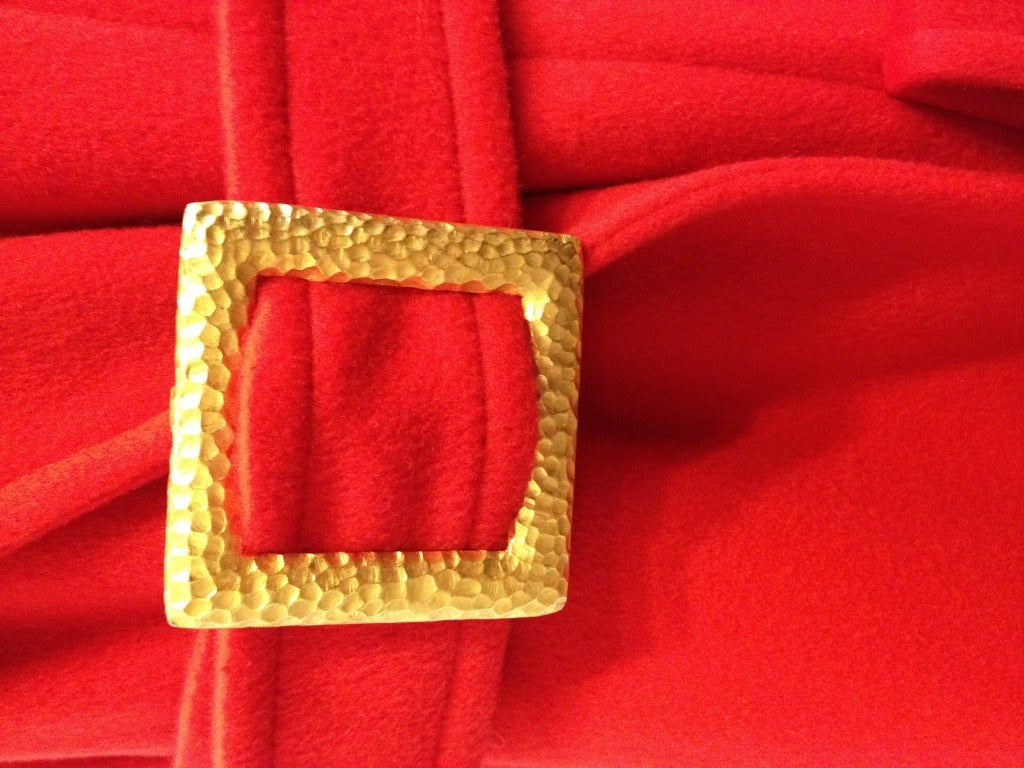 Women's Chanel Red Coat