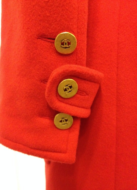 Chanel Red Coat 2