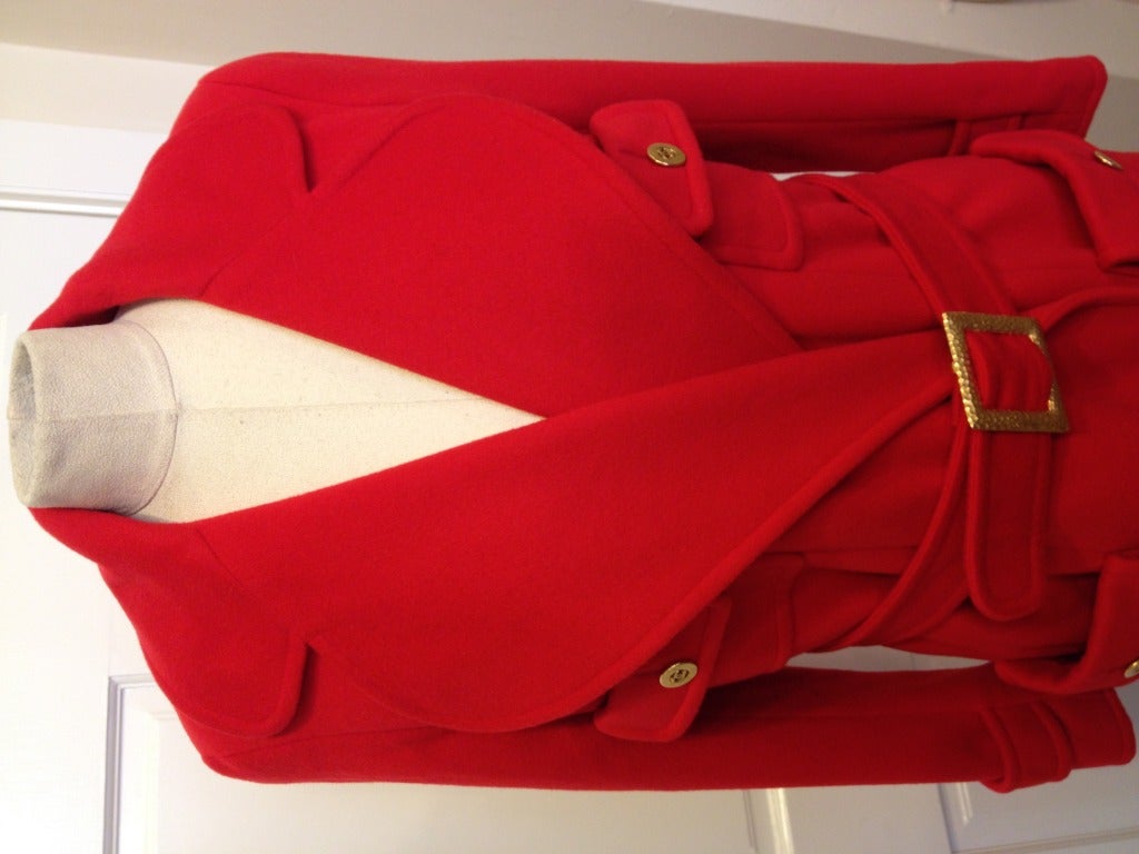 Chanel Red Coat 4