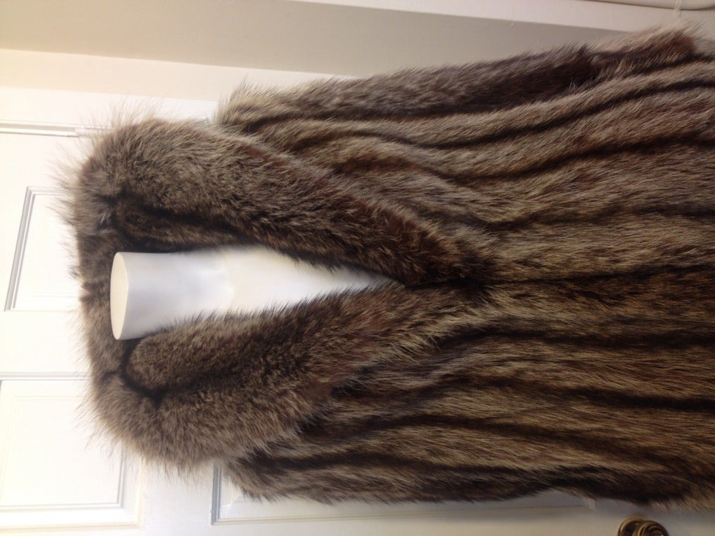 Christian Dior Full Length Fur Coat at 1stdibs