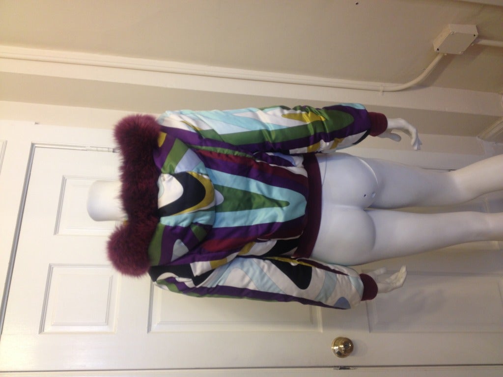 Emilio Pucci Hooded Puffy Jacket 2