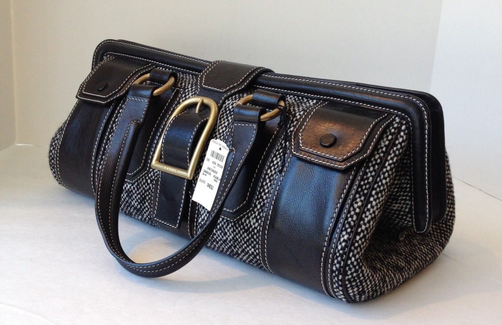 celine tweed bag