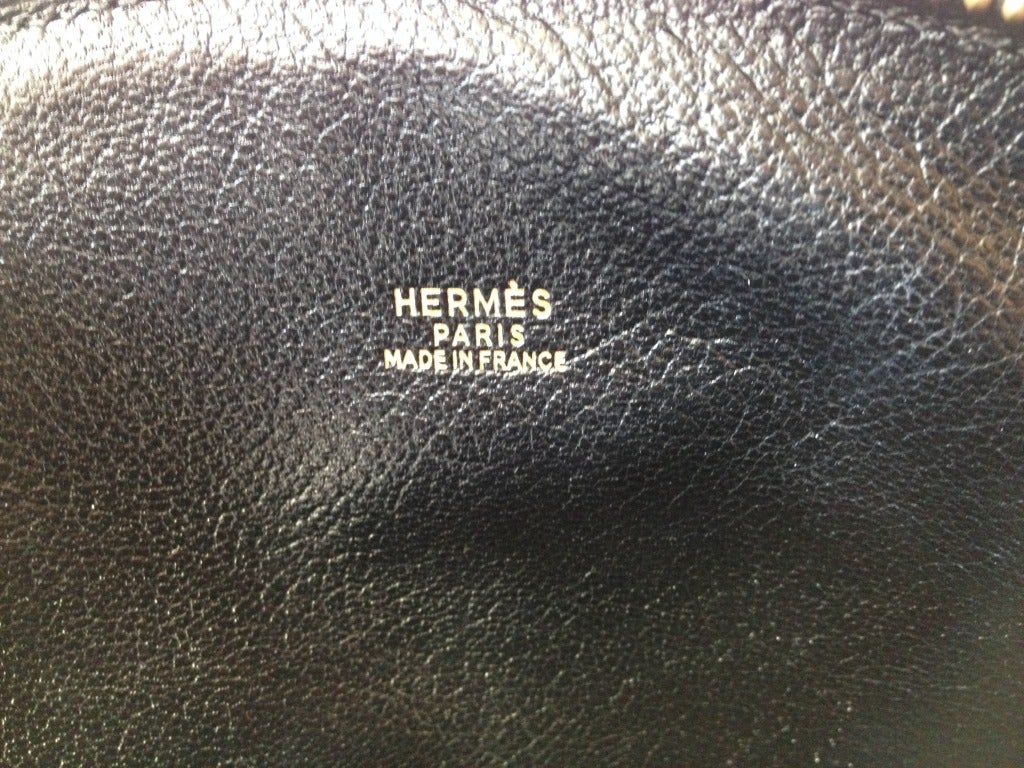 Hermes Black Geometric Purse 5