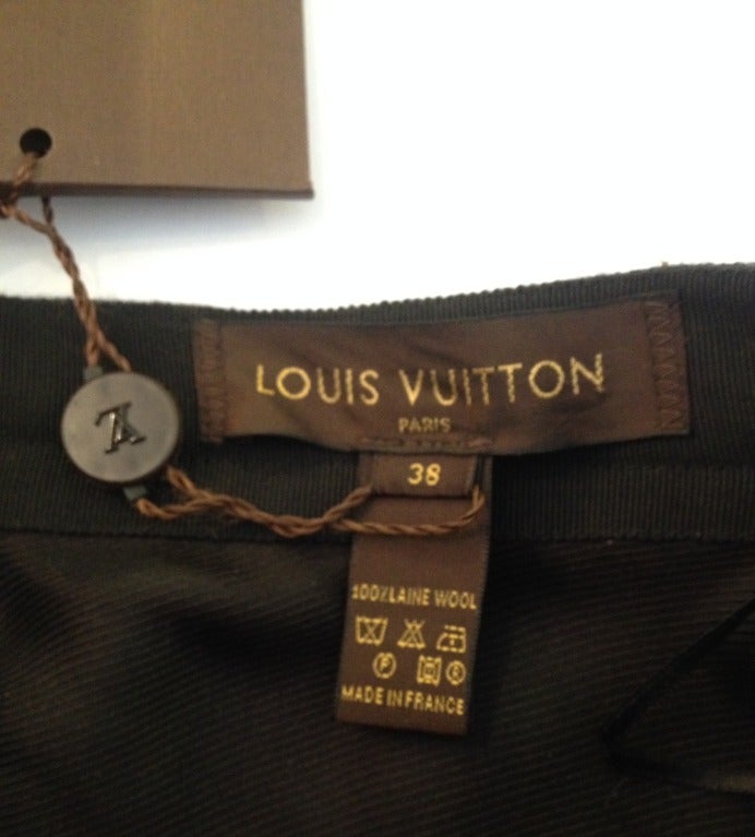 Women's Louis Vuitton Slate Pencil Skirt with Petticoat