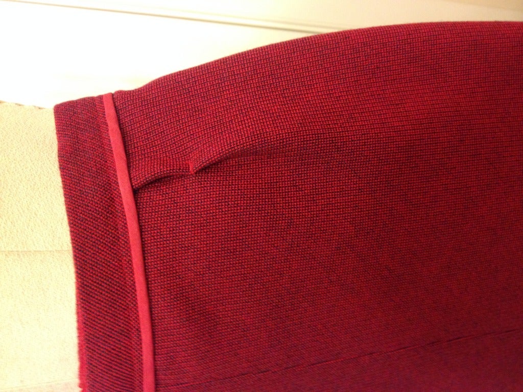 Louis Vuitton Red Pencil Skirt with Petticoat In New Condition In San Francisco, CA