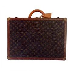 Retro Louis Vuitton Monogrammed Suitcase